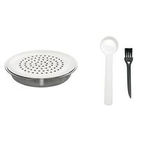 Coffee Filters Refillable Coffee Pods Reusable Coffee Filters Stainless Steel Material Suitable for Coffee Machines 1 white