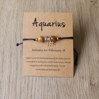 Šventinės Dovanos Natūralaus Akmens Zodiako Ženklų Karoliukų Apyrankių Rinkinys Minimalistinis Mados Papuošalas Tinka Kasdieniam Dėvėjimui Ir Dovanoti beige
