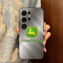 Green J-John Truck D-Deeres Phone Case For Samsung S 24 Fe 25 Ultra Plus 20 Lite 21 30 22 23 24 22 Ultra 5G Fundas Samsung S25ULTRA gray
