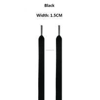Nauji plokšti batraiščiai sportbačiams AF1 Batraiščiai Plotis 1,5cm/2cm/3cm Batraištis  prekės ženklas Batraiščiai Batams 120/140/160cm Raišteliai 160cm black