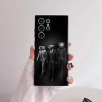 Skibidi T-Toilet ANIME Phone Case for Samsung S series s21 s22 s23 s24 s25 FE Plus Ultra TPU Soft to Skin-friendly case samsungS25 black