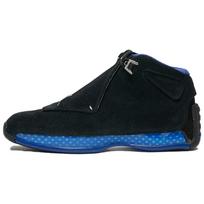 Air Jordan 18 Retro 'Black Sport Royal' 2018 AA2494-007 42 black