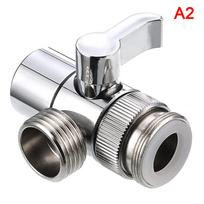 Jungiklis Maišytuvo Adapteris Virtuvės Kriauklės Skirstytuvas Nukreipimo Vožtuvas Vandens Čiaupo Jungtis Alloy Silver gray