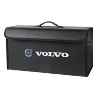 Automobilio bagažinės organizatoriaus dėžė Odinė sulankstoma laikymo krepšys Volvo XC90 V90 V60 XC60 V40 S80 S60 S90 C40 XC40 V70 XC70 C30 C70 EX90 R JP6 gray