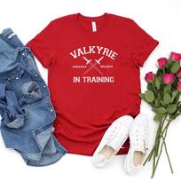 Valkyrie In Training T Shirt Sarah J Maas Shirt ACOTAR Tshirt Night Court Bookish Gift Woman Tshirts Summer Top Graphic T Shirts S raudona