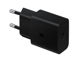 SAMSUNG Galaxy Power Adapter USB Type C 15W 1m Black