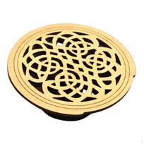 Acoustic Guitar Soundhole Cover Block Protector for Feedback Reduction Style A Yellow black