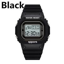Water Resistant Led Kids Sport Watch Outdoor Women for Men Digital Led Wrist Watch AVE 1PC juoda