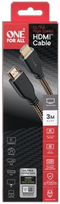 ONE For ALL 3.0m Ultra High Speed HDMI 2.1 Cable certified