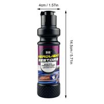 Automobilio priekinių žibintų remonto skystis 100 ml Priekinių žibintų restauravimas Lęšių atnaujinimui Nešiojamas priekinių žibintų restauratorius RV, motociklams, sunkvežimiams black