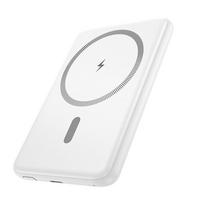 Power bank compatible with MagSafe Hoco 5000 mAh QC PD 2A 20W ultra-thin J140A white