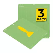 HTVRONT Cutting Mat, 34.8 cm x 37 cm, 3-pack (green)