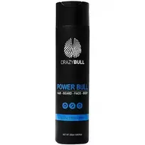 Crazy Bull CrazyBull Power Bull Hair-Beard-Face-Body Shampoo - 4-in-1 multi-functional shampoo for hair, beard, face, and body 250ml