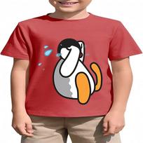 Summer Children's Pingu Fashion T-Shirt Cartoon Print Hot Sale for Boys and Girls 100