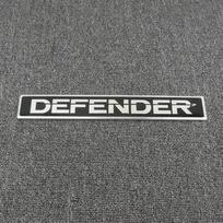 3D aliuminio automobilio raidės lipdukai, lipdukas, skirtas Defender RC 110 130 90 variklio dangčiui, pakeičiama emblema, ženklelis, aksesuarai, stilius gray