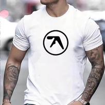 Fashion Aphex Twin Short Sleeve Men Woman T-Shirt Simple Harajuku Loose Casual Couple Tee Classic Vintage Personality Loose Tops S įvairiaspalvis