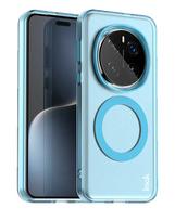 Honor Magic 7 Pro 5G prabangus dėklas IMAK Belaidžio įkrovimo kietas dangtelis Honor Magic 7 Pro dėklas Magic7 Lite 7Pro Magnetinis galinis dangtelis Honor Magic7 mėlyna