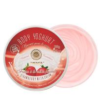 Saules Fabrika Strawberries And Cream kūno jogurtas 200 g