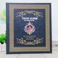6-Inch 500-Page Large Insert Photo Album, Boxed 6-inch gray