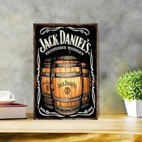 Jack Daniels Vintage Metal Wall Sign Retro Whiskey Bar Decor Collectors Art 30X40CM black