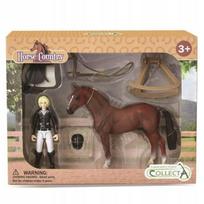 Collecta 84244 hobio figūrėlė žirgas žirgas jodinėja ir priedai balnas