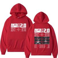 Rapper Playboi Carti Antagonist Tour Album  New Hoodie Men Women Fashion Long Sleeve Oversized Sweatshirt Hip Hop Streetwear M raudona