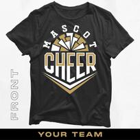 Customizable Cheer Team Shirt: Personalized Cheerleader Tee S