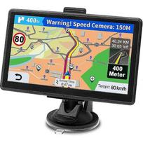 Automobilio GPS navigacija - 7 colių, nemokami žemėlapių atnaujinimai visą gyvenimą, greičio kamerų ir lankytinų vietų įspėjimai mažiau
