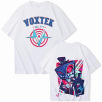 Hazbin Hotel VOX Character Design Tshirt Man Woman Harajuku Short Sleeve Oneck Breathable Comfortable unisex Casual Shirt Gift M