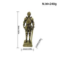 Modern Black Knight Ornaments Resin Crafts Home Decoration Office Use Business Manufacturer Best Gift Space-saving Gift black