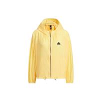Adidas Windbreaker Casual Sports Jacket Women Yellow IM8836 M beige