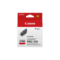 Canon PFI-5100R Red/Raudona rašalinio spausdintuvo rašalo kasetė, 14,4 ml