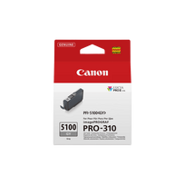 Canon PFI-5100GY Gray/Pilka rašalinio spausdintuvo rašalo kasetė, 14,4 ml