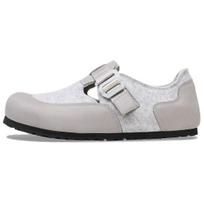 Birkenstock London Nova buckle-strap felt loafers 1030175 44 pilka spalva