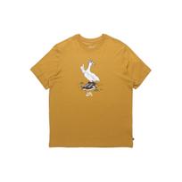 Nike Skateboard Short Sleeve T-Shirt Men Tops Yellow BV7066-790 L orange