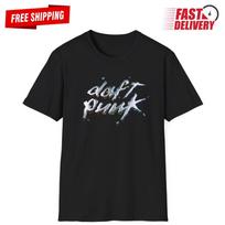 Daft Punk Discovery Logotipas Albumo Viršelis Marškinėliai T-Marškinėliai Skystas Metalas Gyvsidabrio Logotipas 2XL black
