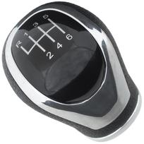Nissan X-Trail III 14-22 Gear Shift Knob BLACK + CHROME 6 SPEED