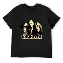 Cream Band T-Shirt funny costumes tees Luxury man clothes for men S