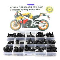Fit For Honda CBR1000RR CBR 1000RR 2012 2013 2014 2015 2016 Complete Full Fairing Bolts Kit Screws Fairing Clips Washer Steel juoda