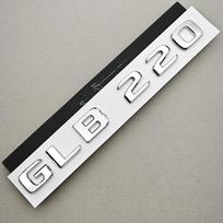 3D ABS Automobilio raidės Logotipas GLB 220 GLB 250 Galinės bagažinės ženklelis Lipdukai Mercedes benz GLB220 GLB250 X247 Automobilio priedai TP9 white