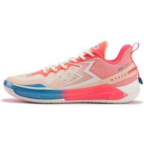 361 BIG3 5.0 Quick Basketball Shoes Unisex Low Top Feather White/Smoothie Peach 672421121-8 43 beige