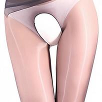 Ladies Elegant Oil Glossy Fragrance Stockings Sexy Hollow Out Breathable Mesh Waist Pantyhose Seamless Crotch Intimate Underwear One Size white