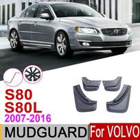 Automobilio purvasaugis Volvo S80 S80L 2016–2007 m. sparnų purvasaugių sklendės purvasaugių priedai 2015 2014 2013 2012 2011 2010 2009 m. juoda