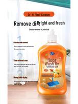 Floral Fresh Floor Cleaner: Tile & Wood Stain Remover orange