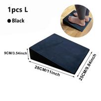 Lightweight Stretch Slant Boards Squat Ramp Yoga Wedge Blocks for Gym Fitness Wrist Lower Back Support 1PCS Black1 black