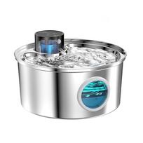 Belaidis automatinis kačių fontanas iš nerūdijančio plieno, naminių gyvūnų vandens dubuo, išmanus indukcinis, tylus filtravimas, šunų vandens dozatorius Separate Water Dispenser