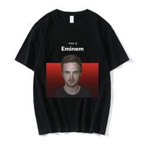Breaking Bad T-shirt Funny This Is Eminem Jesse Pinkman Meme Graphic T-shirts Men Women's Retro Vintage Cotton T Shirts S black