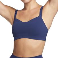 Nike Dri Fit AS W NK DF Alate Trace Bra Sports Underwear Women's Dark Navy Blue DO6609-410 M beige