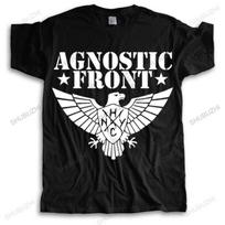 Man Summer Short Sleeve T Shirt Fashion Funny Tee Tops AGNOSTIC FRONT Drop Shipping Men Cotton O-neck Vintage Loose Teeshirt S