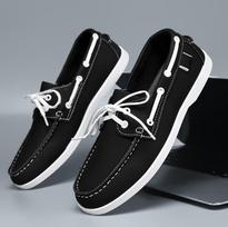 New Leather Dress Boat Shoes for Man Stylish Business Male Loafers Brand Slip on Casual Flats Moccasins Breathable Formal Shoes 40